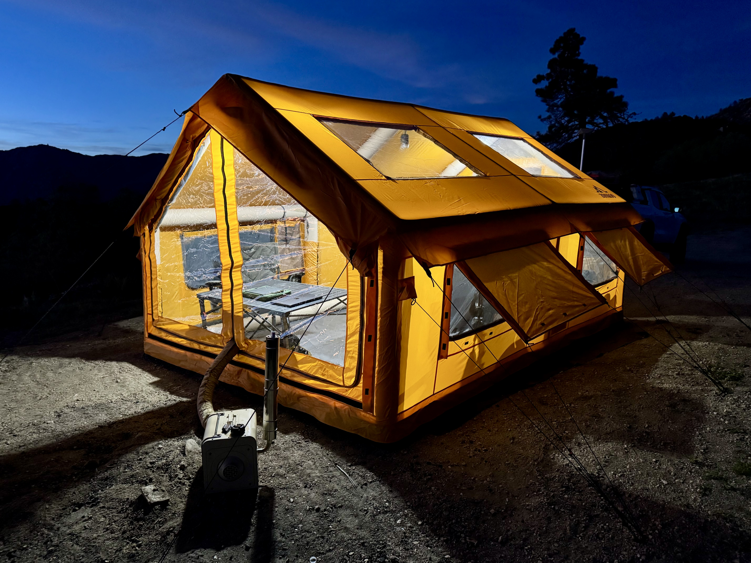 Houswin self powered portable diesel heater