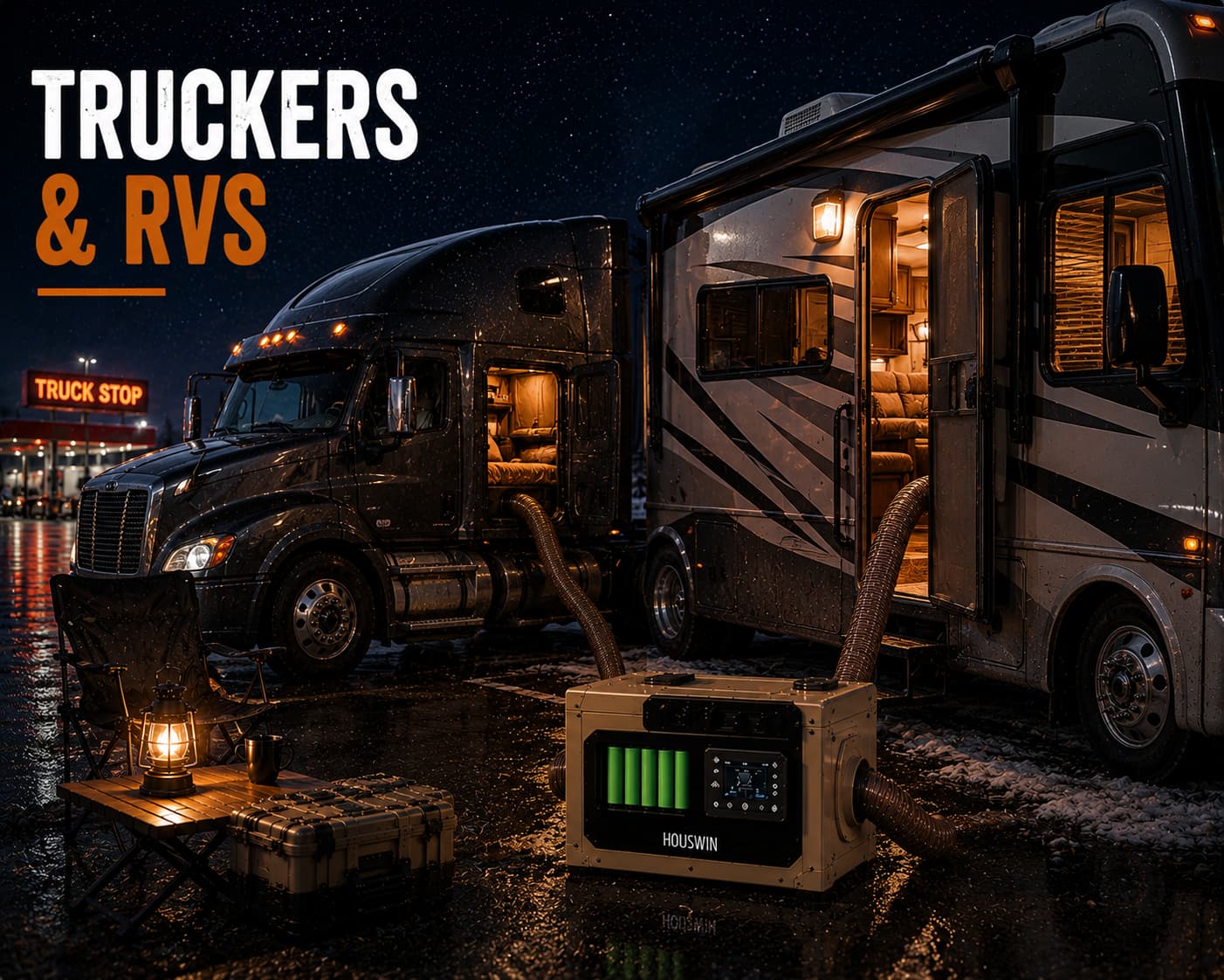Self-Powered Portable Diesel heater