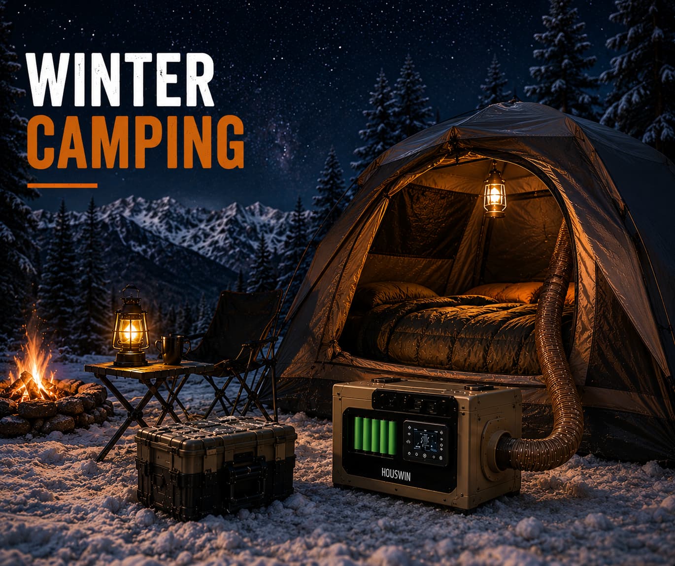 Self-Powered Portable Diesel heater