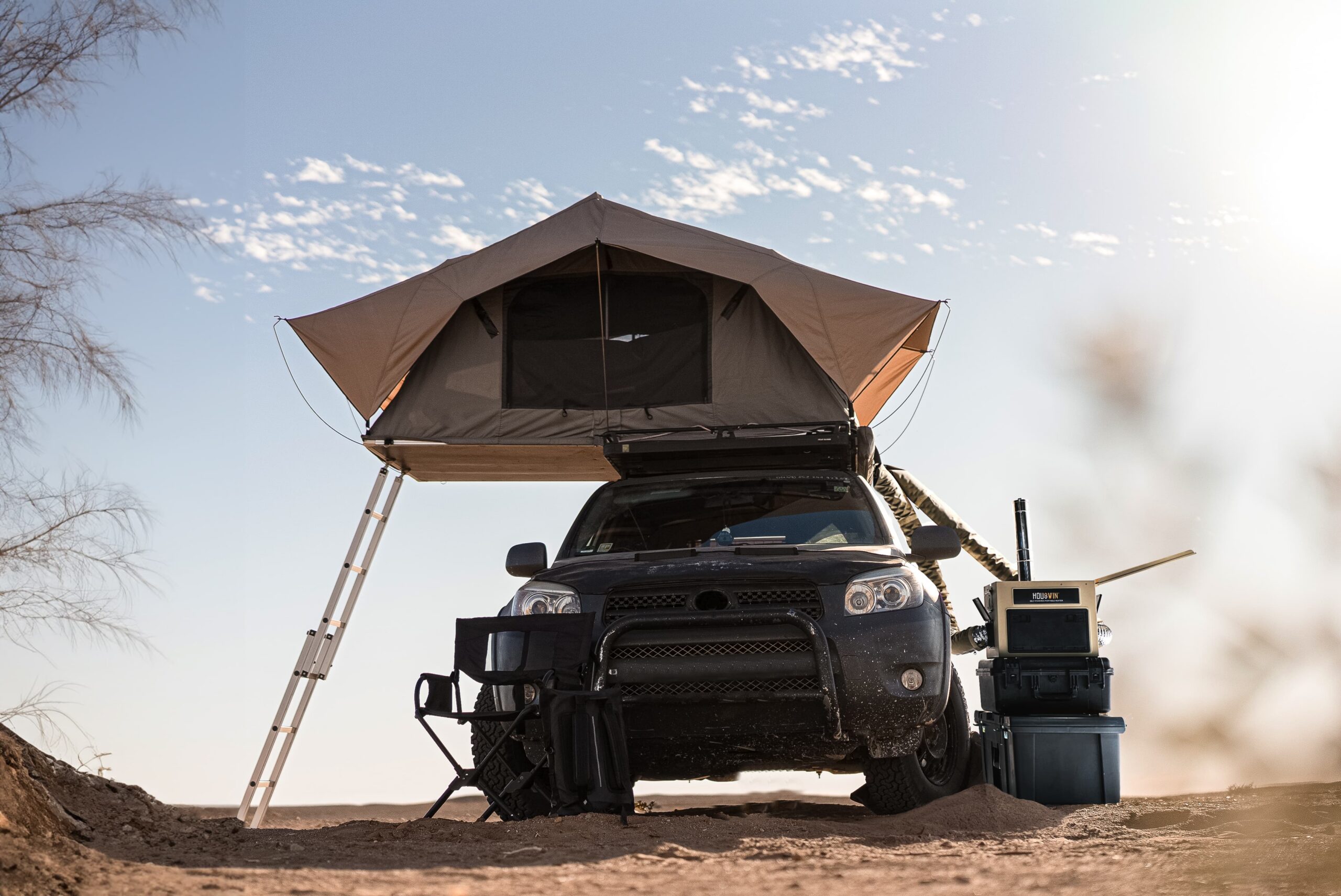 houswin self powered portable diesel heater