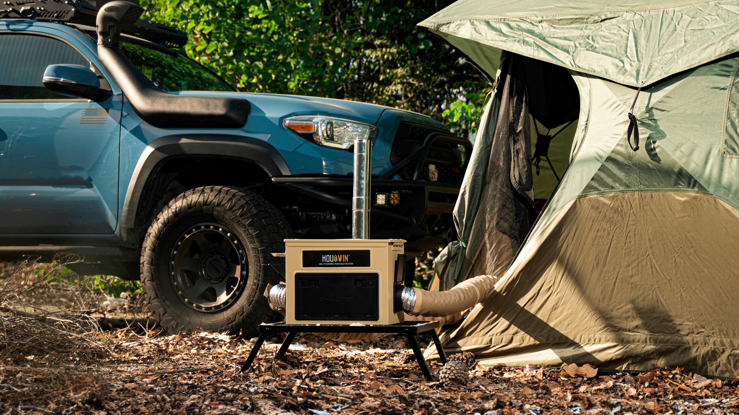 houswin self powered portable diesel heater