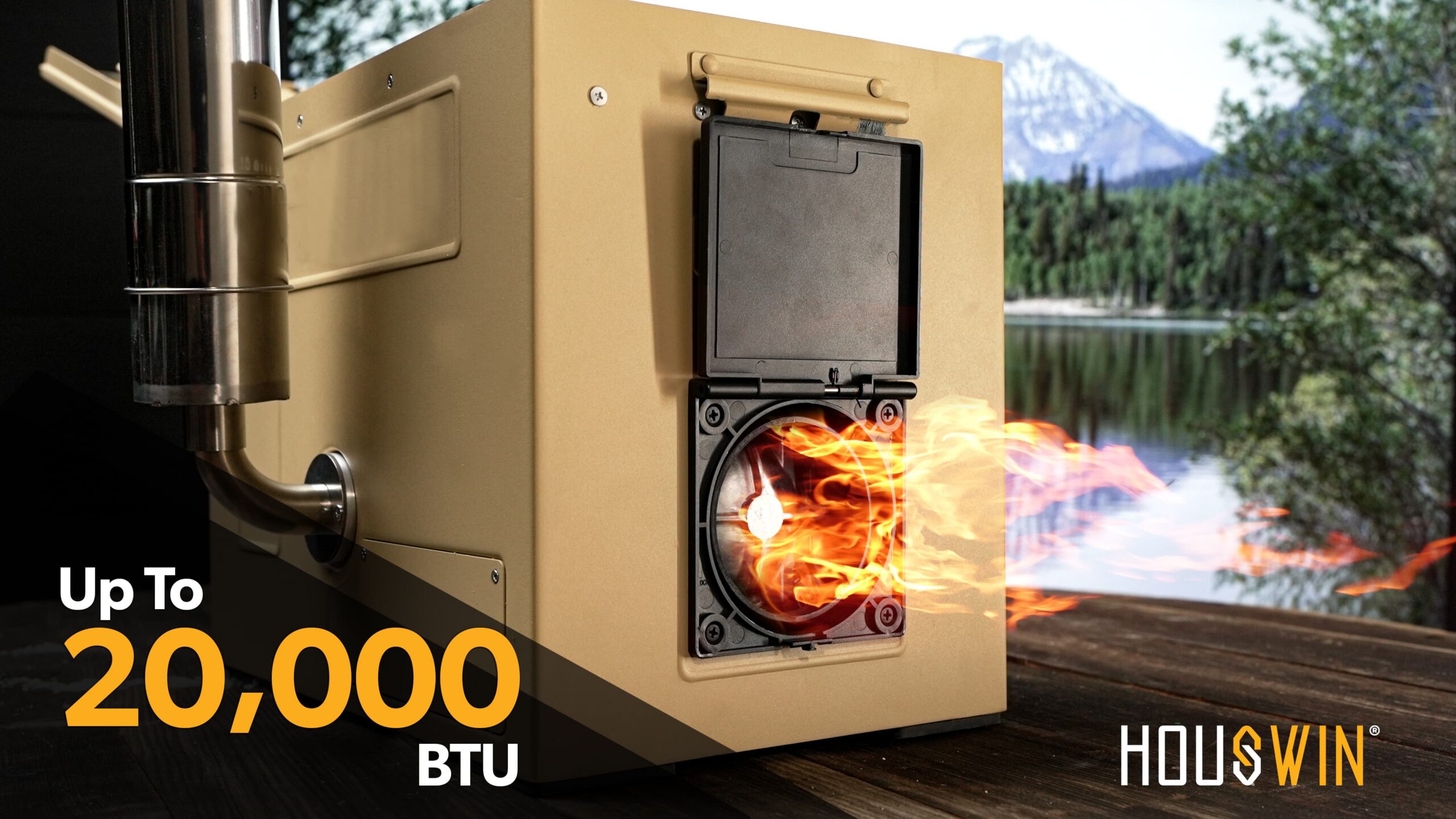 Houswin's thermoelectric self-powered heater