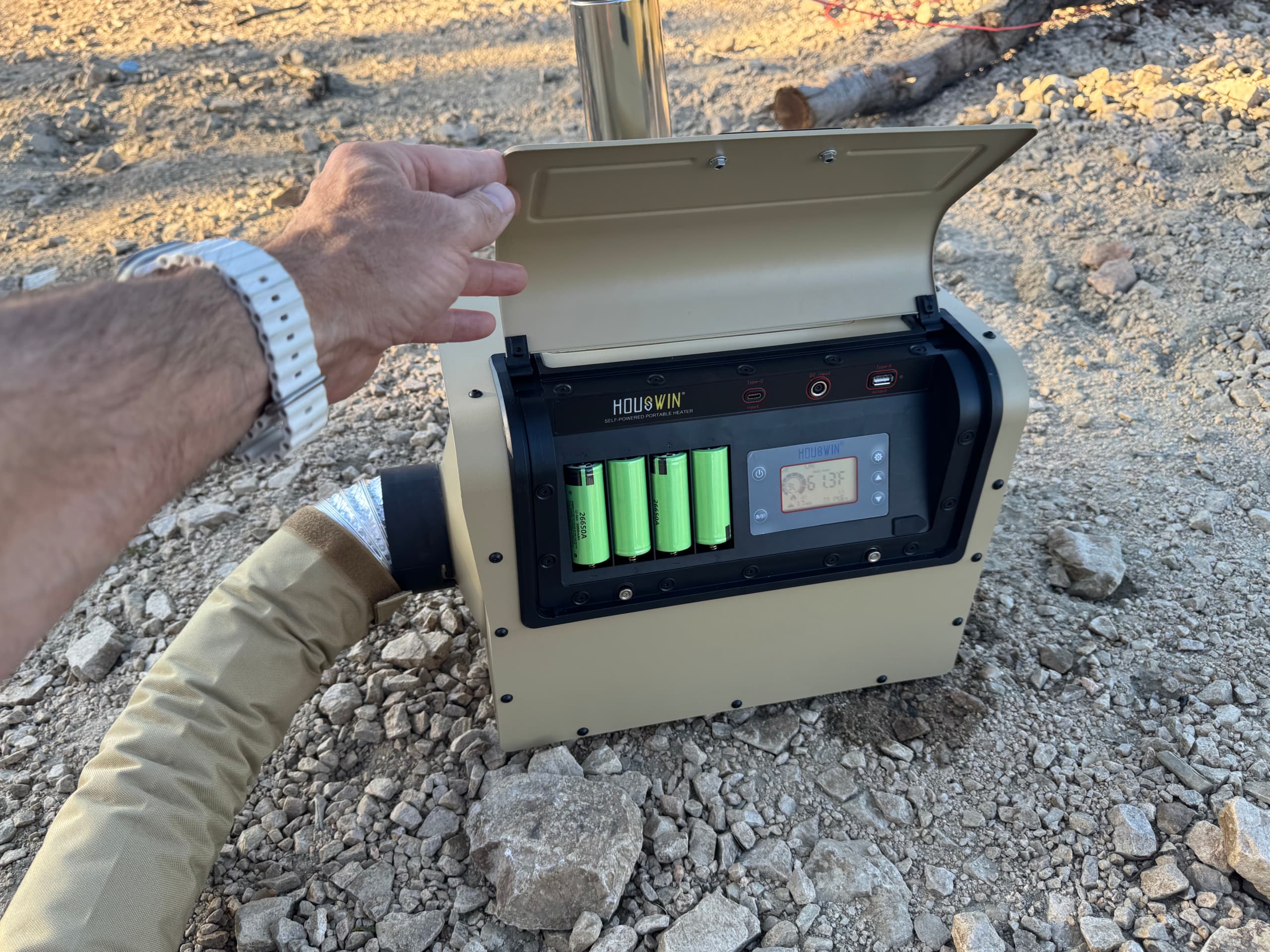 Houswin self powered portable diesel heater
